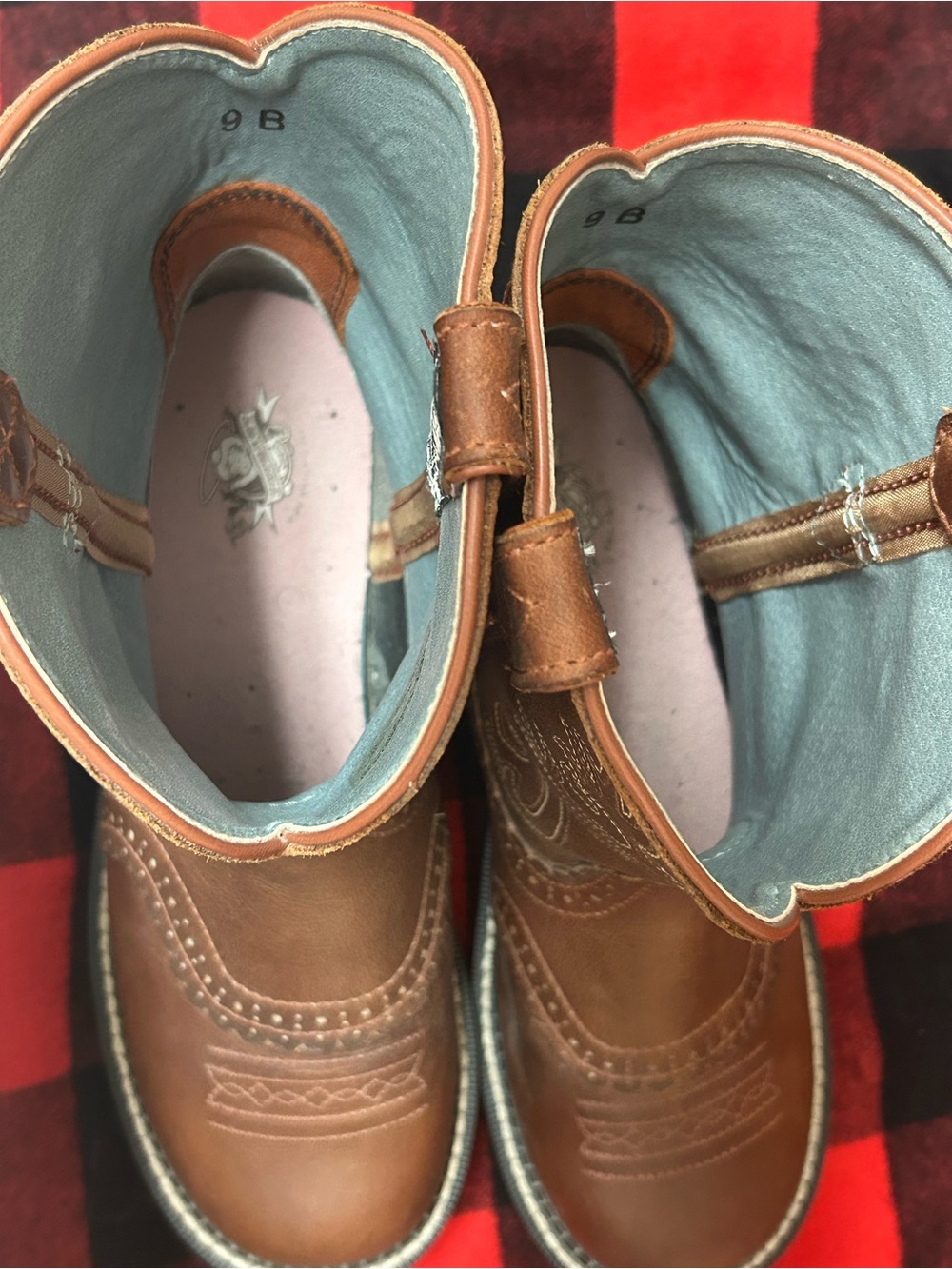 ARIAT FATBABY SADDLE BOOTS IN BROWN size 9 EUC - Picture 7 of 17